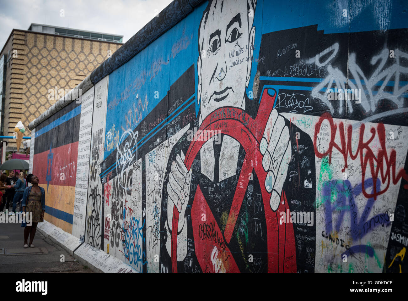 The Berlin Wall (German Berliner Mauer, official name