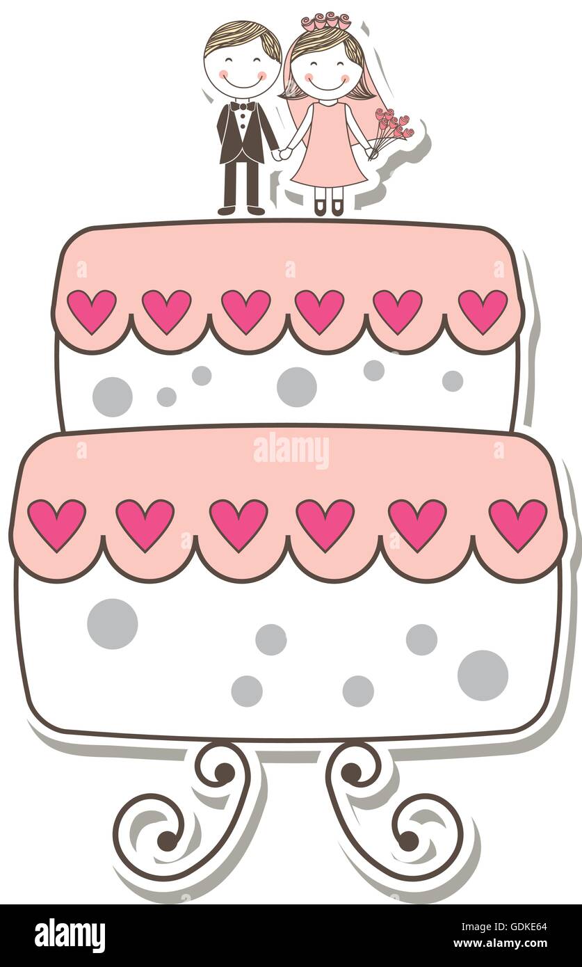 wedding cake icon Stock Vector Image & Art - Alamy