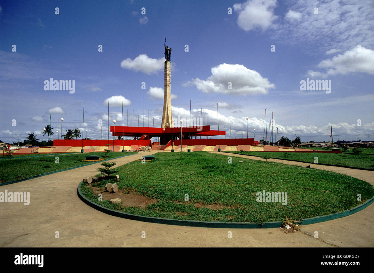 Red Star Square Red Star Square in Cotonou, Benin. West Africa Stock Photo - Alamy