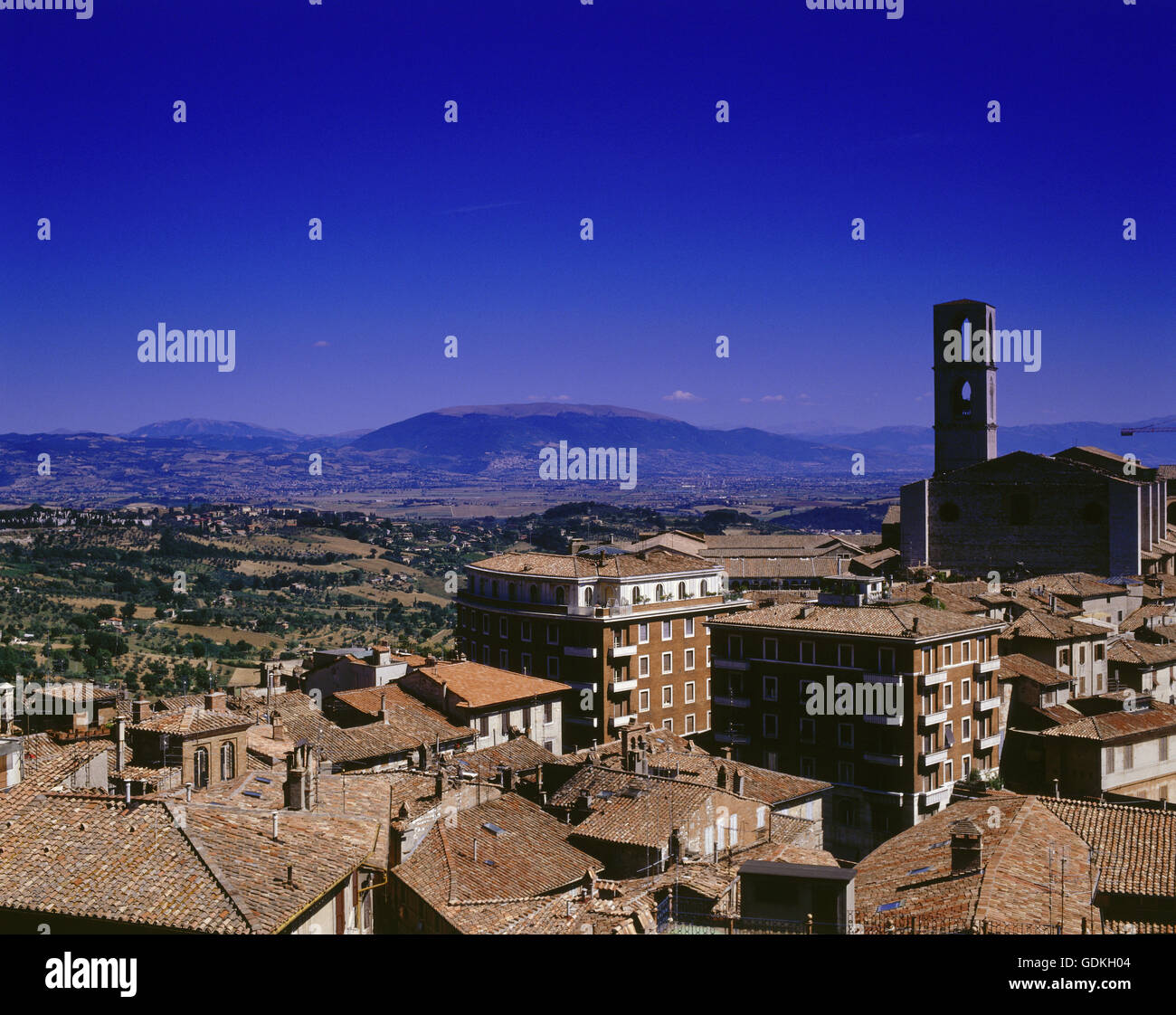 geography / travel, Italy, Perugia, city view, Stock Photo