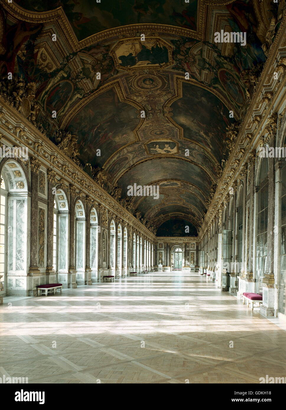 Hall of Mirrors, Versailles Stock Photo