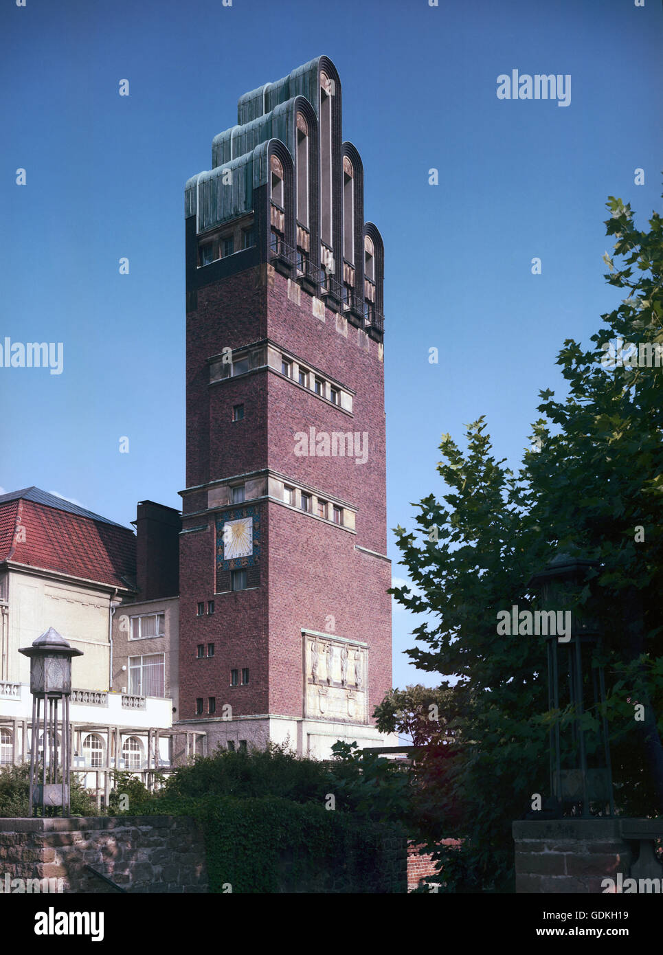 Wedding tower, Darmstadt Stock Photo - Alamy