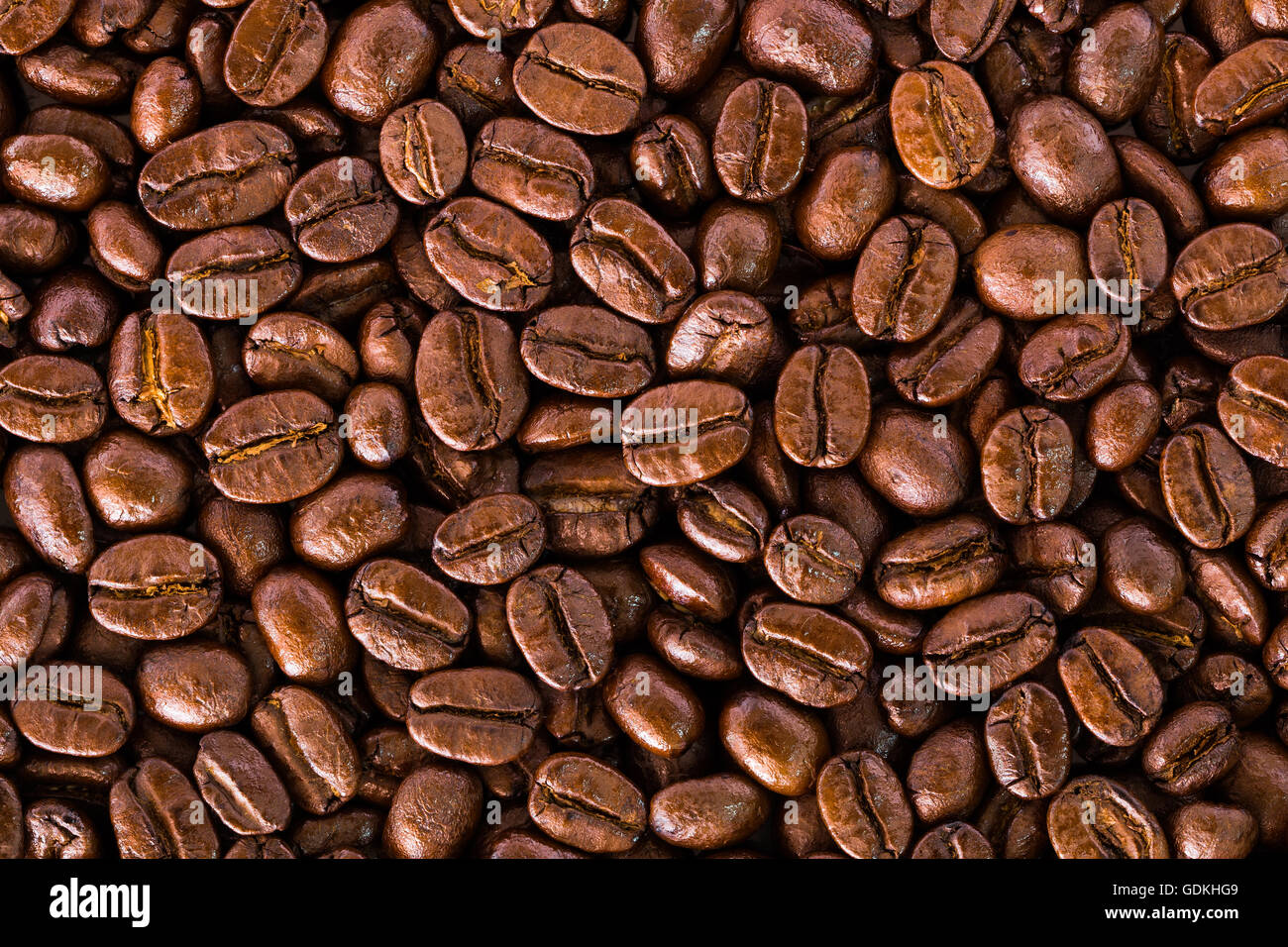 Roasted coffee beans For use as background Stock Photo - Alamy