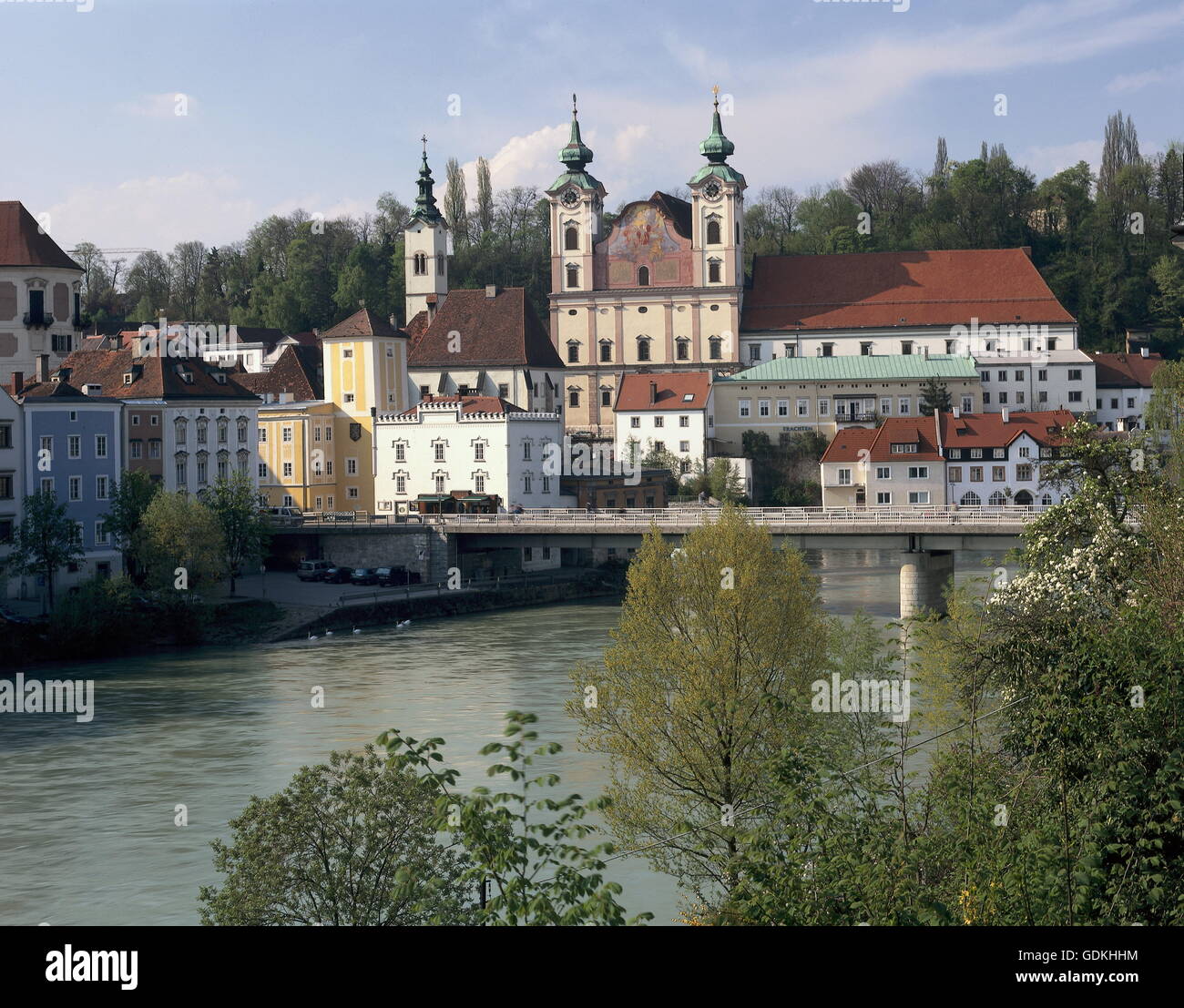 Geography Travel Austria Upper Austria Steyr City View