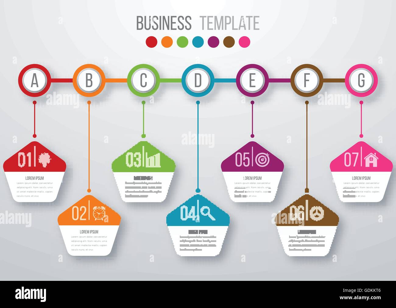 Timeline infographics template Stock Vector Image & Art - Alamy