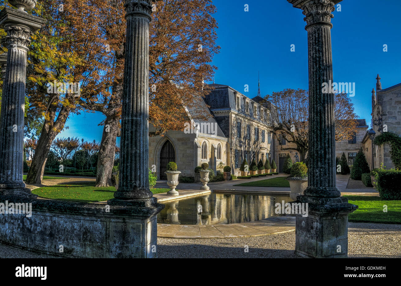 Château La Mission Haut-Brion, Pessac Stock Photo