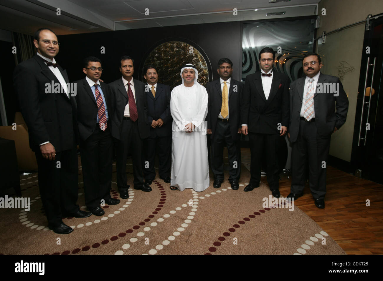 Business men at the Arabain Travel Market 2007, Dubai, UAE Stock Photo -  Alamy