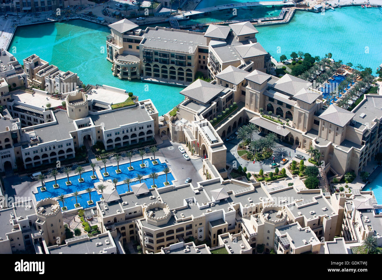 Downtown Burj, Dubai, UAE. Stock Photo