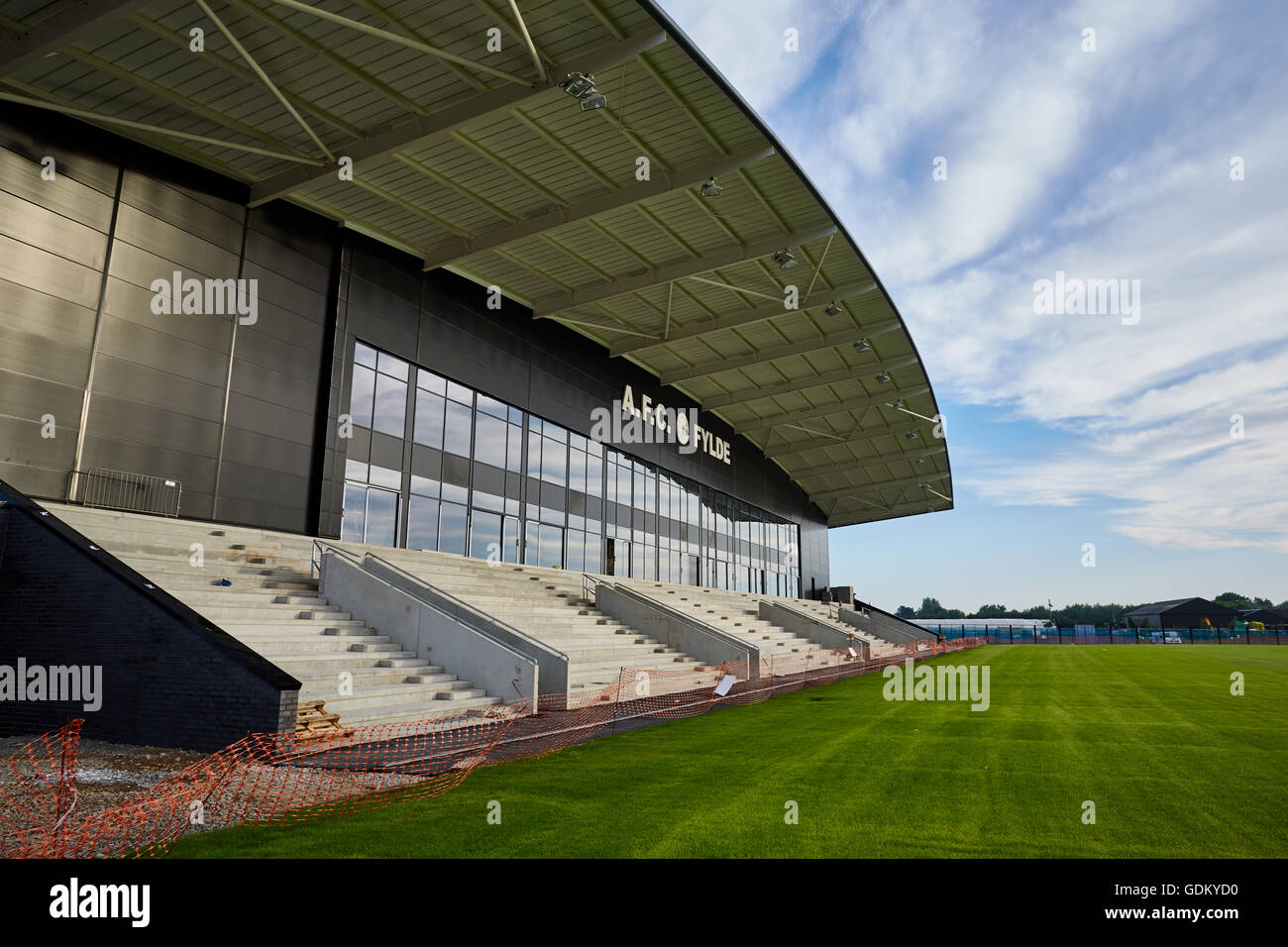 A.F.C. Fylde is a professional football club Originally known as Kirkham &  Wesham currently members of the National League North Stock Photo - Alamy