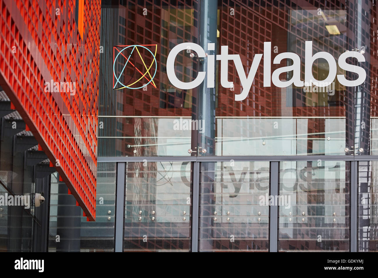 Manchester University City labs bruntwood close up detail Office space