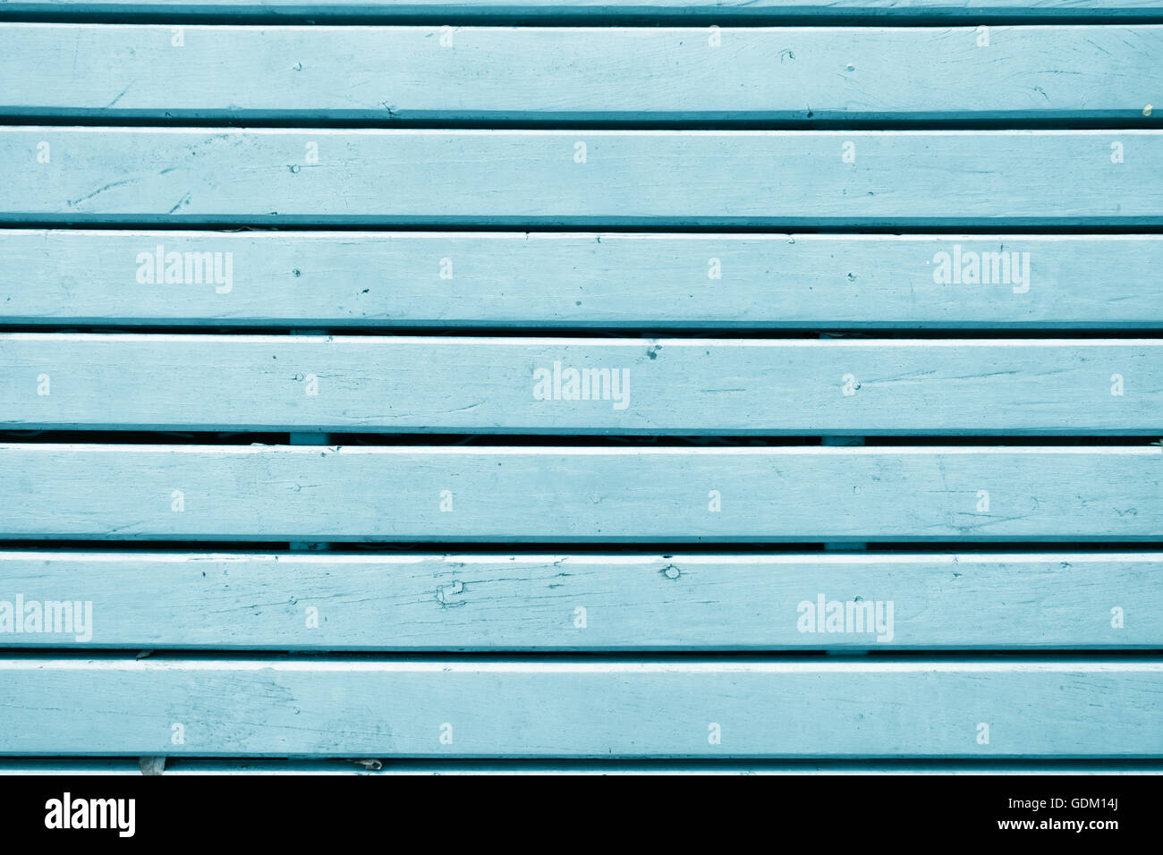 pastel blue color wooden wall horizontal. Background for design Stock Photo