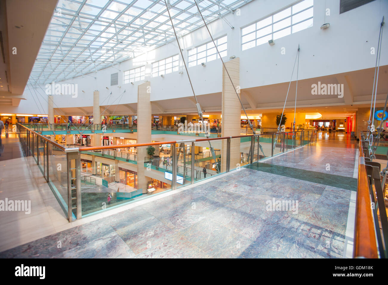 Interior shots of Abu Dhabi Mall, Abu Dhabi, UAE Stock Photo Alamy