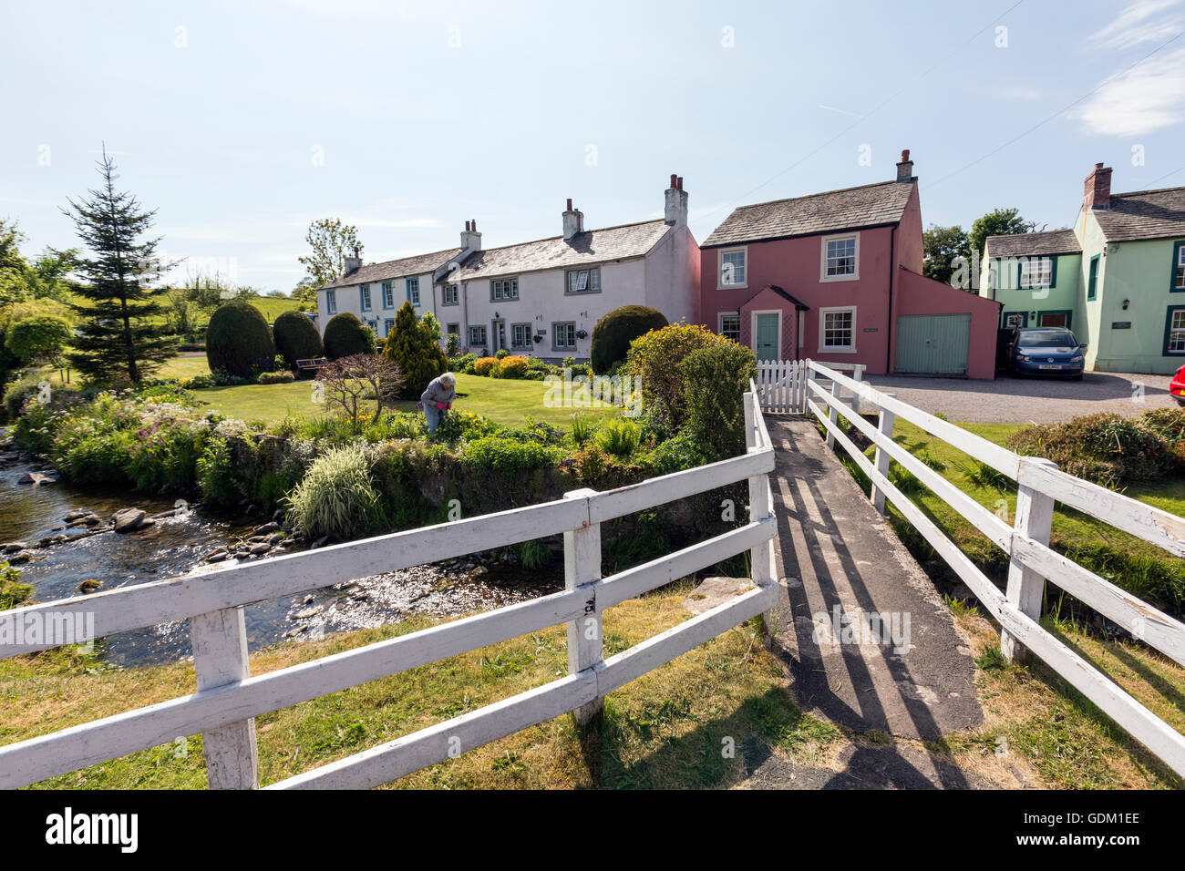 Caldbeck cottages, home of the huntsman John Peel, Borough of Allerdale