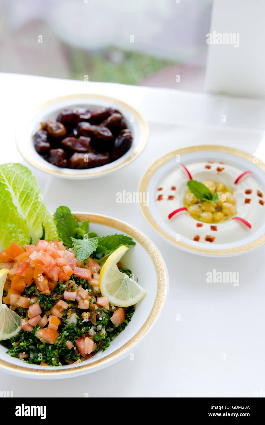 Arabic dishes, Dubai, UAE Stock Photo Alamy