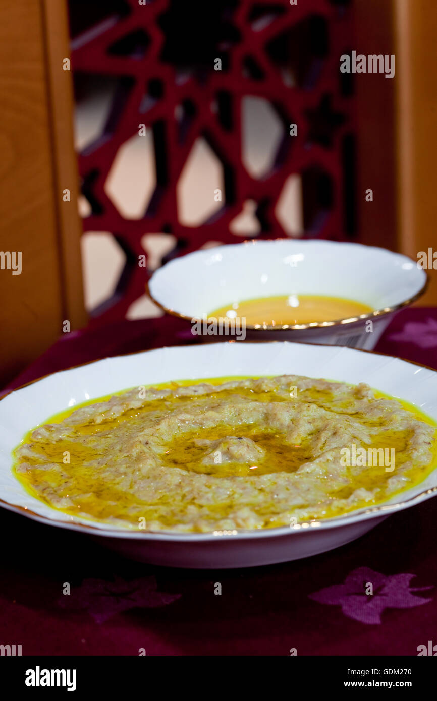 A freshly prepared dish, Dubai, UAE. Stock Photo