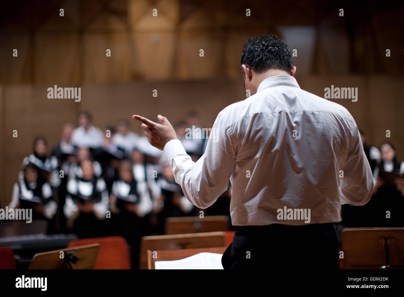 Orchestra concert of the Phantom of the Opera. Tehran, Iran Stock Photo ...
