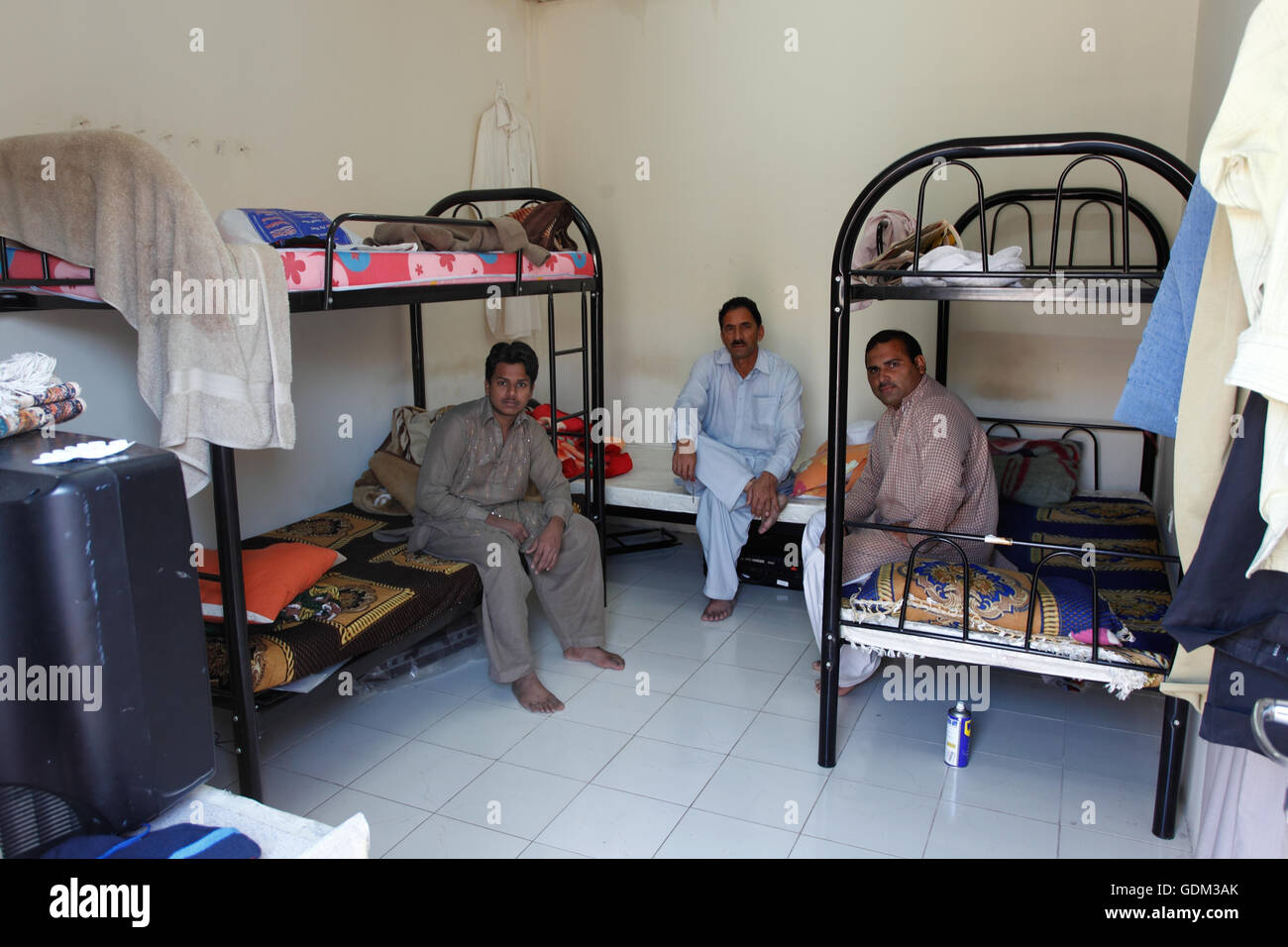 Workers in Al Quoz, Dubai, UAE Stock Photo Alamy