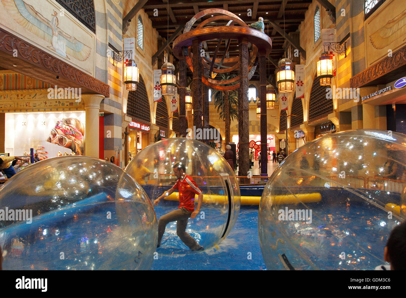 Ibn Battuta Mall, Egypt area, Dubai, UAE Stock Photo Alamy