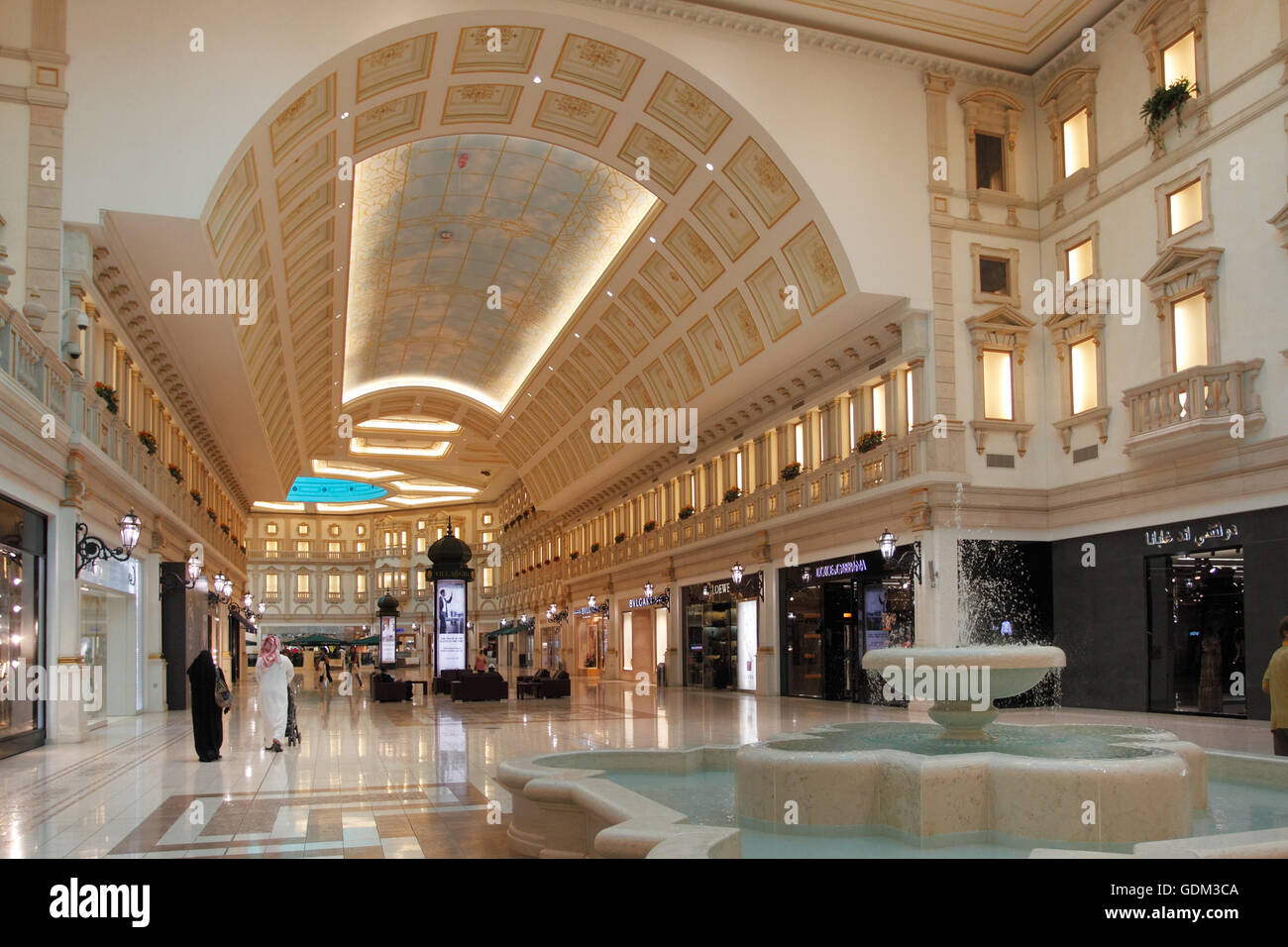 Shopping at the Villagio Mall, Doha, Qatar Stock Photo Alamy