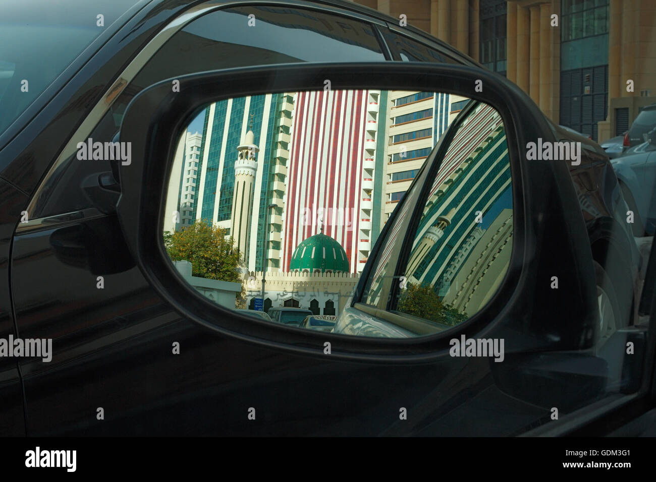 Mirror reflection on Abu Dhabi, Abu Dhabi, UAE Stock Photo Alamy