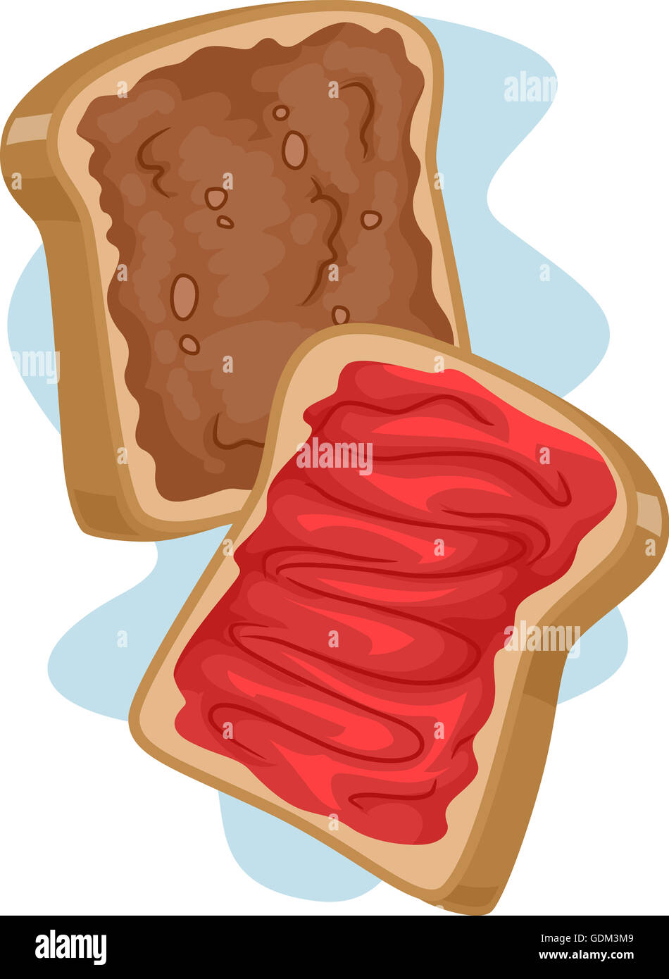 Peanut Butter On Bread Clipart