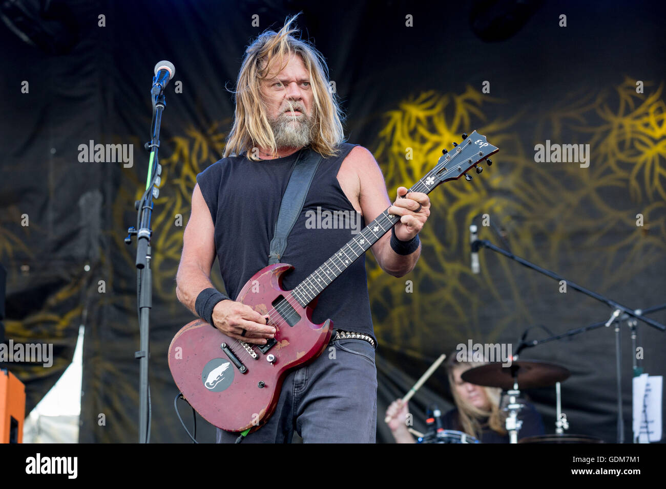Chicago, Illinois, USA. 17th July, 2016. Musician PEPPER KEENAN of