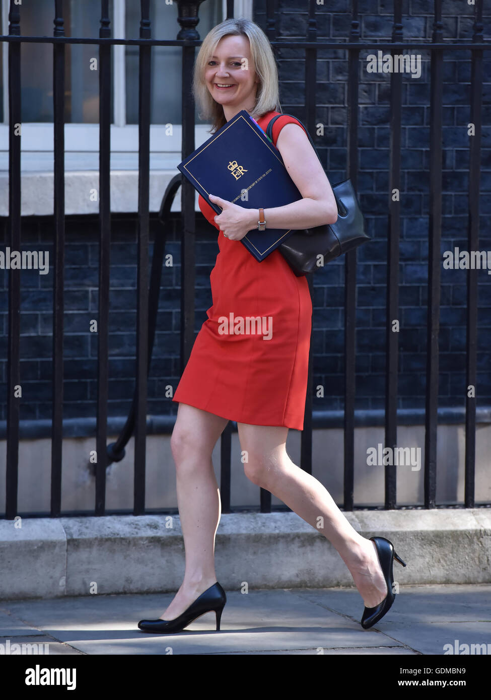 London, UK. 19th July, 2016. Newly appointed  Justice Secretary and Lord Chancellor, Liz Truss arrives for PM Theresa May's first cabinet meeting. Credit:  Nigel Pacquette/Alamy Live News Stock Photo