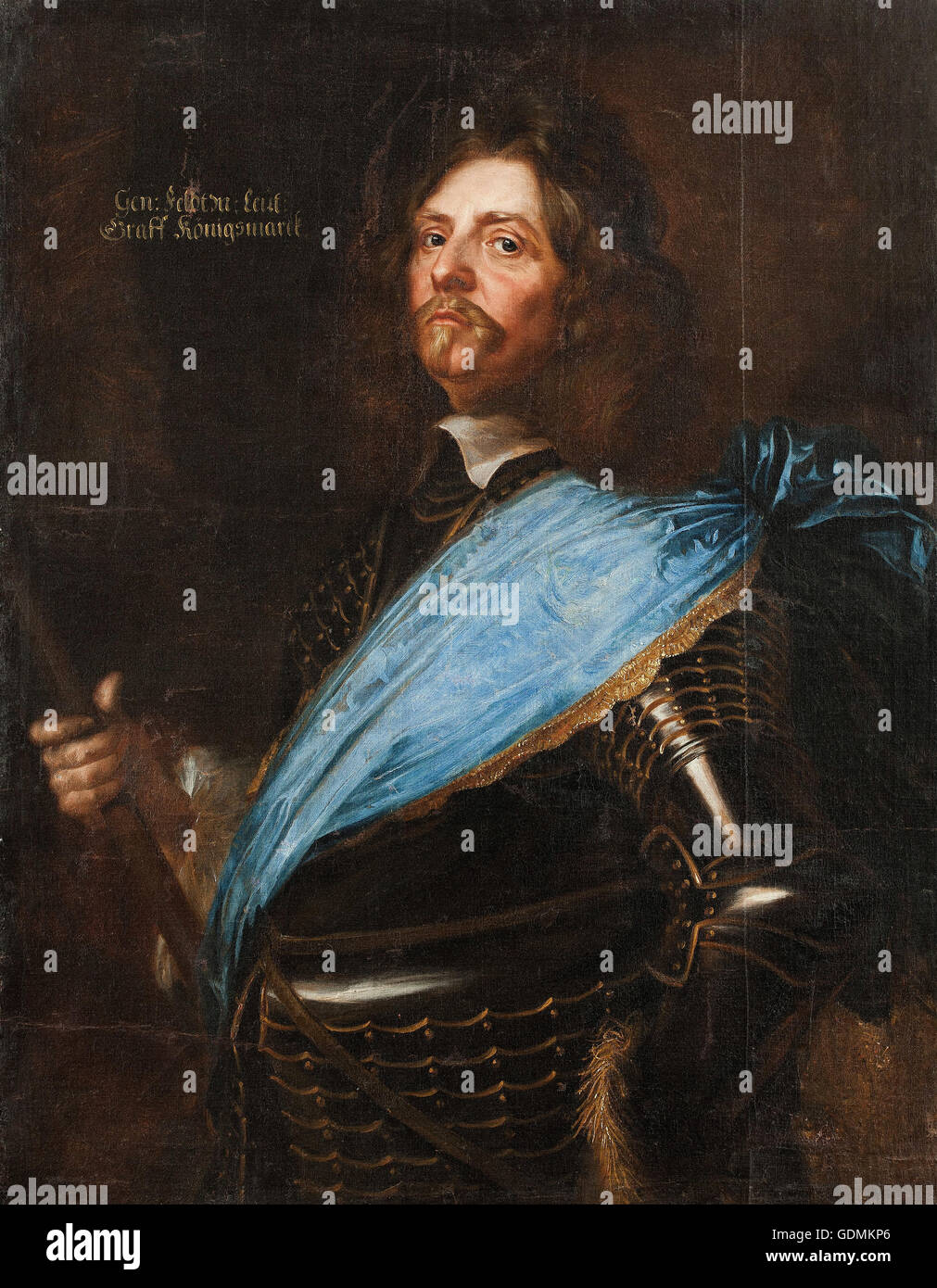Matthaeus Merian the Younger - Hans Christoffer von Königsmarck (1600 – 63) Stock Photo