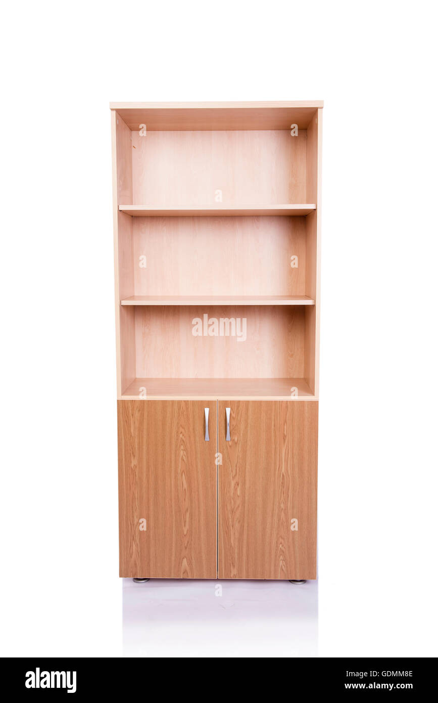 Office shelf isolated on white background Stock Photo Alamy