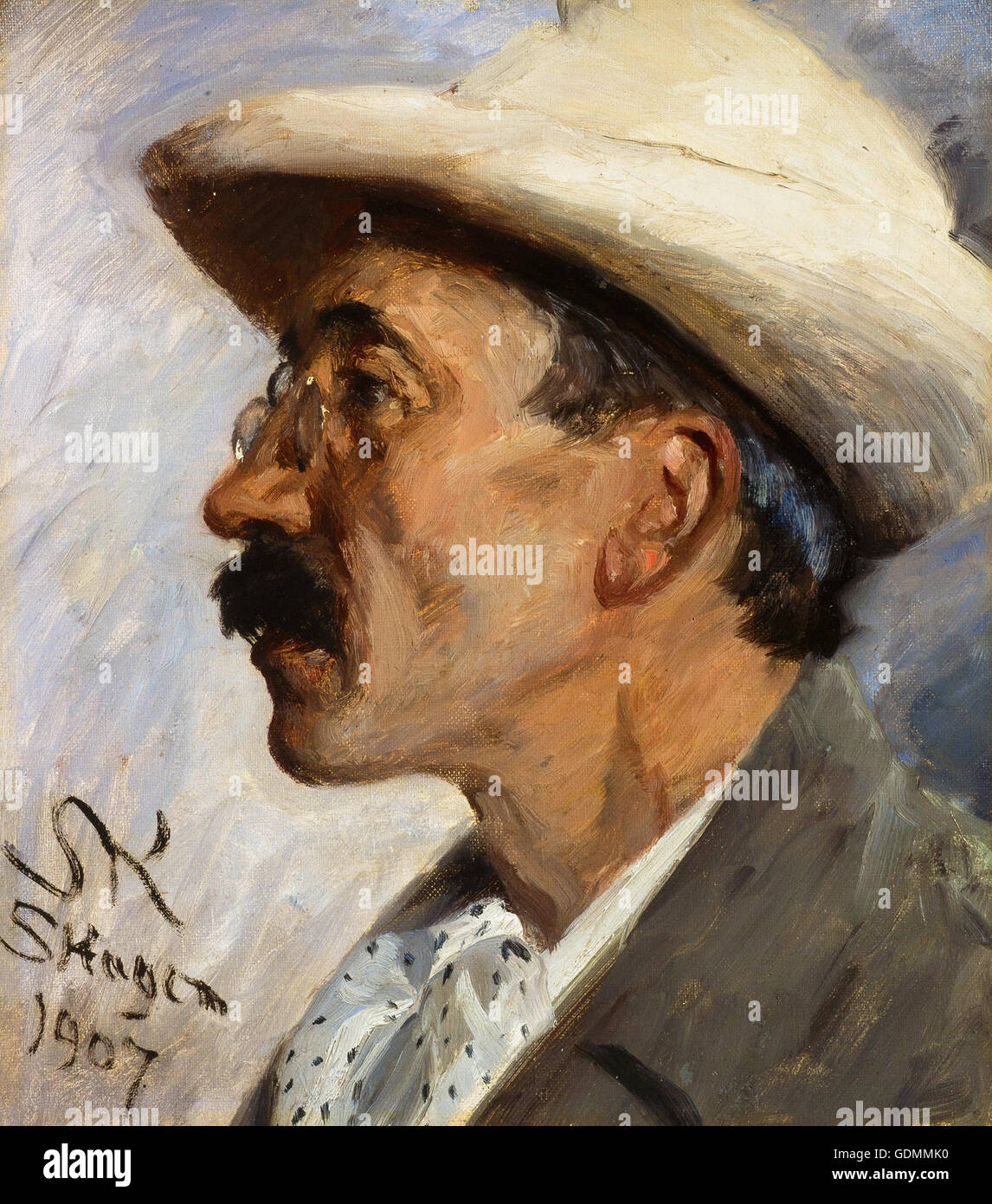 P.S. Krøyer -  Julius Paulsen Stock Photo