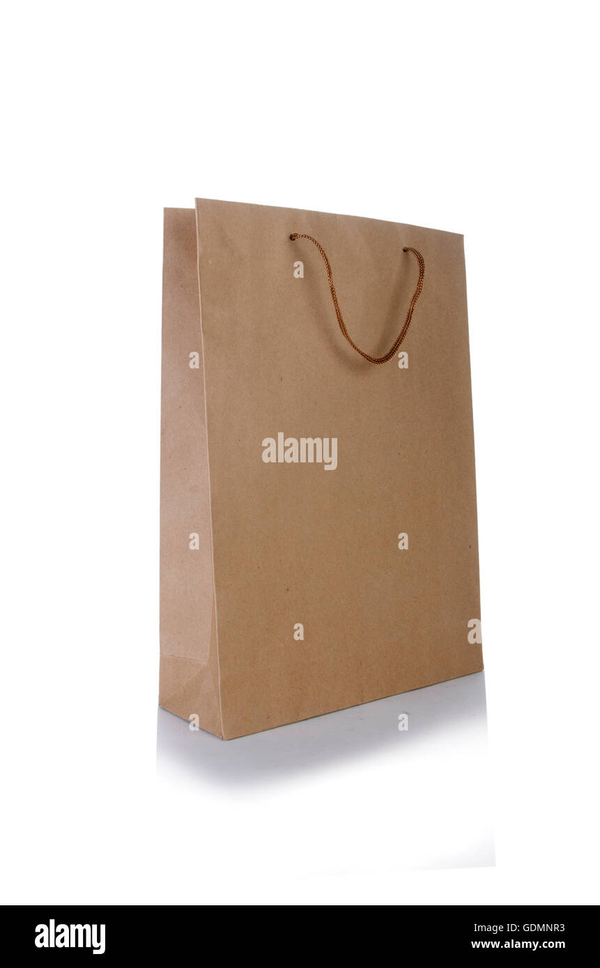 Shopping bag isolated on white background Stock Photo - Alamy