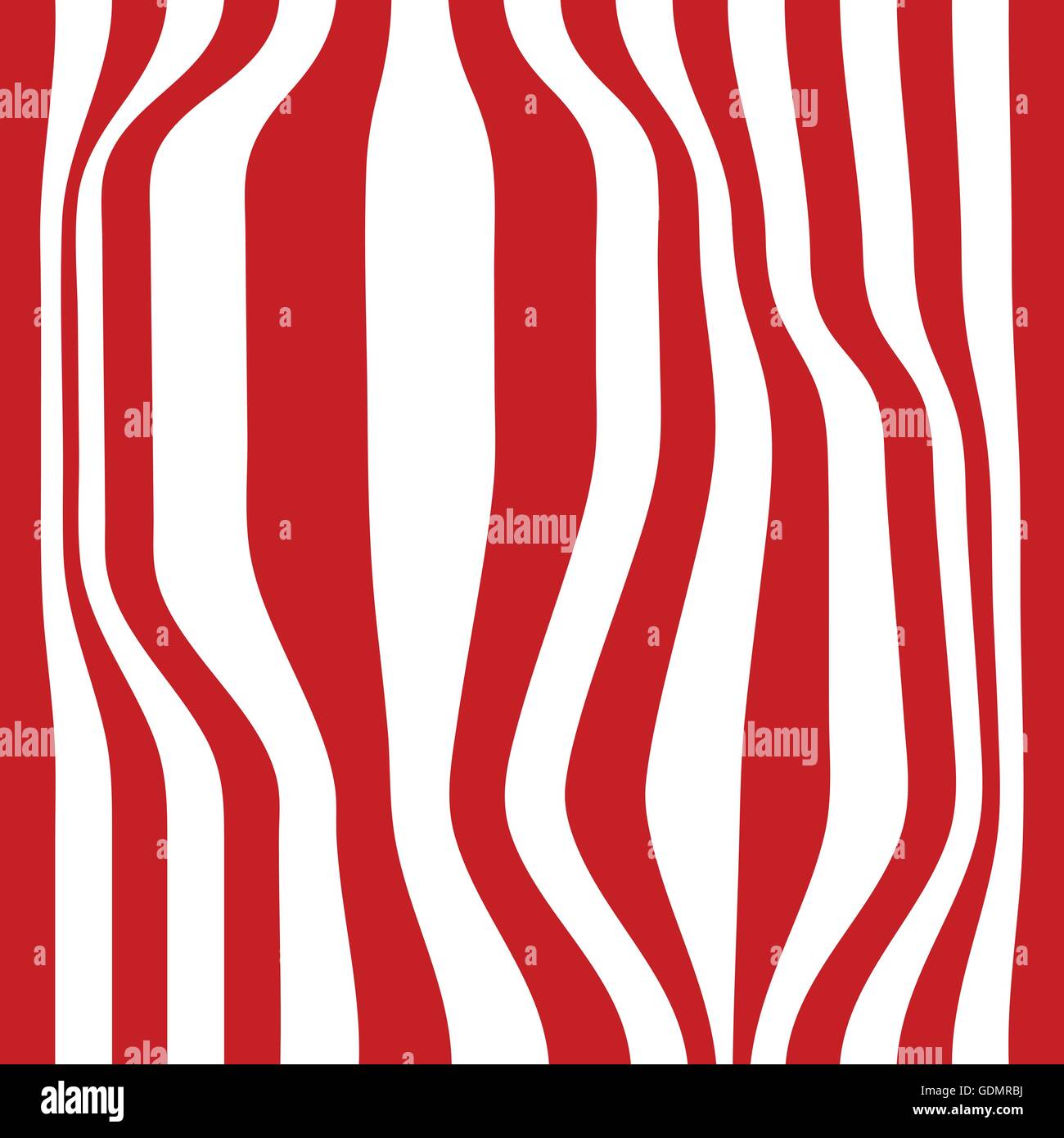 Striped abstract background. red and white zebra print. Vector ...
