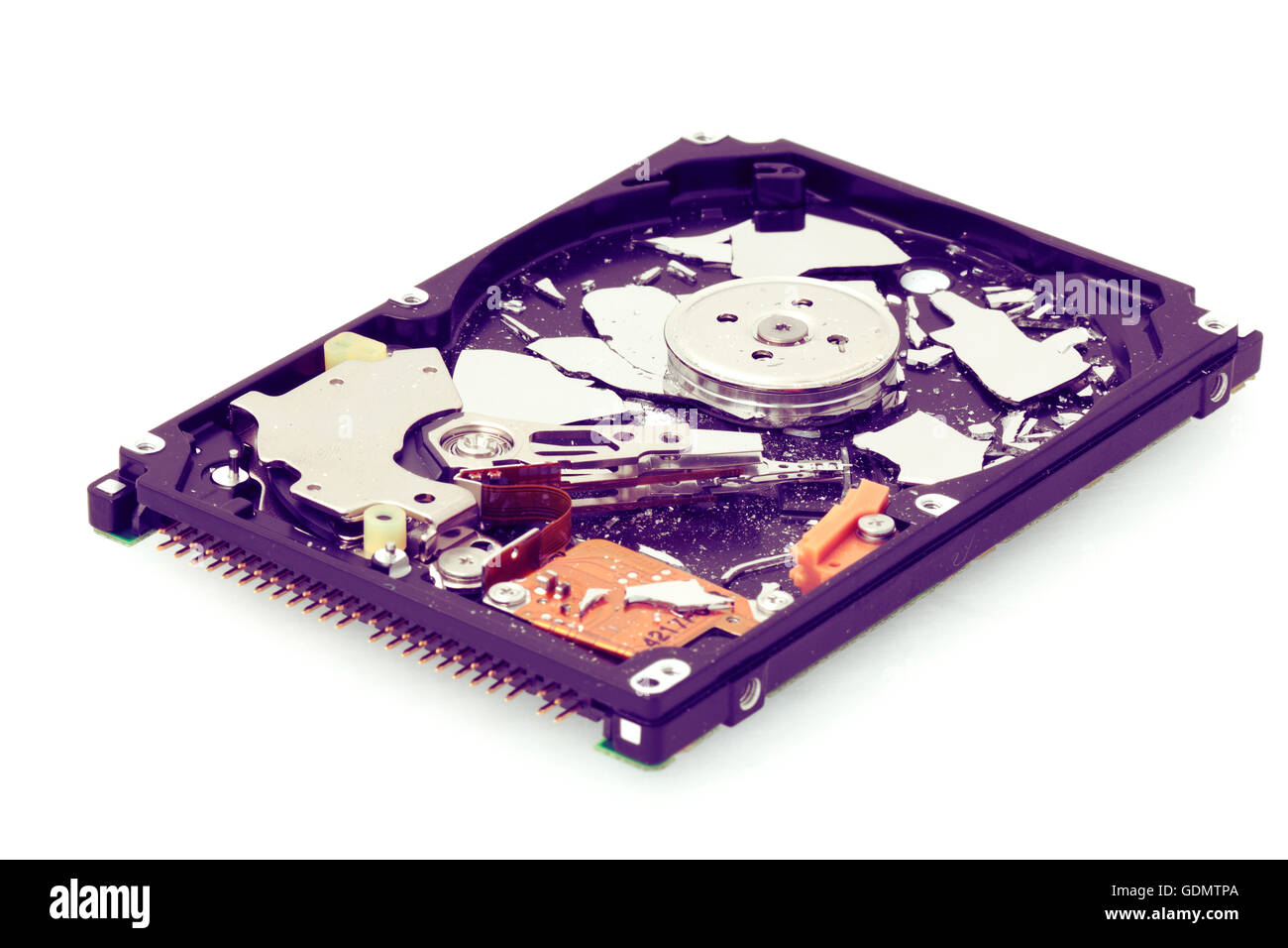 Hard Disk Head Crash Cut Out Stock Images & Pictures Alamy