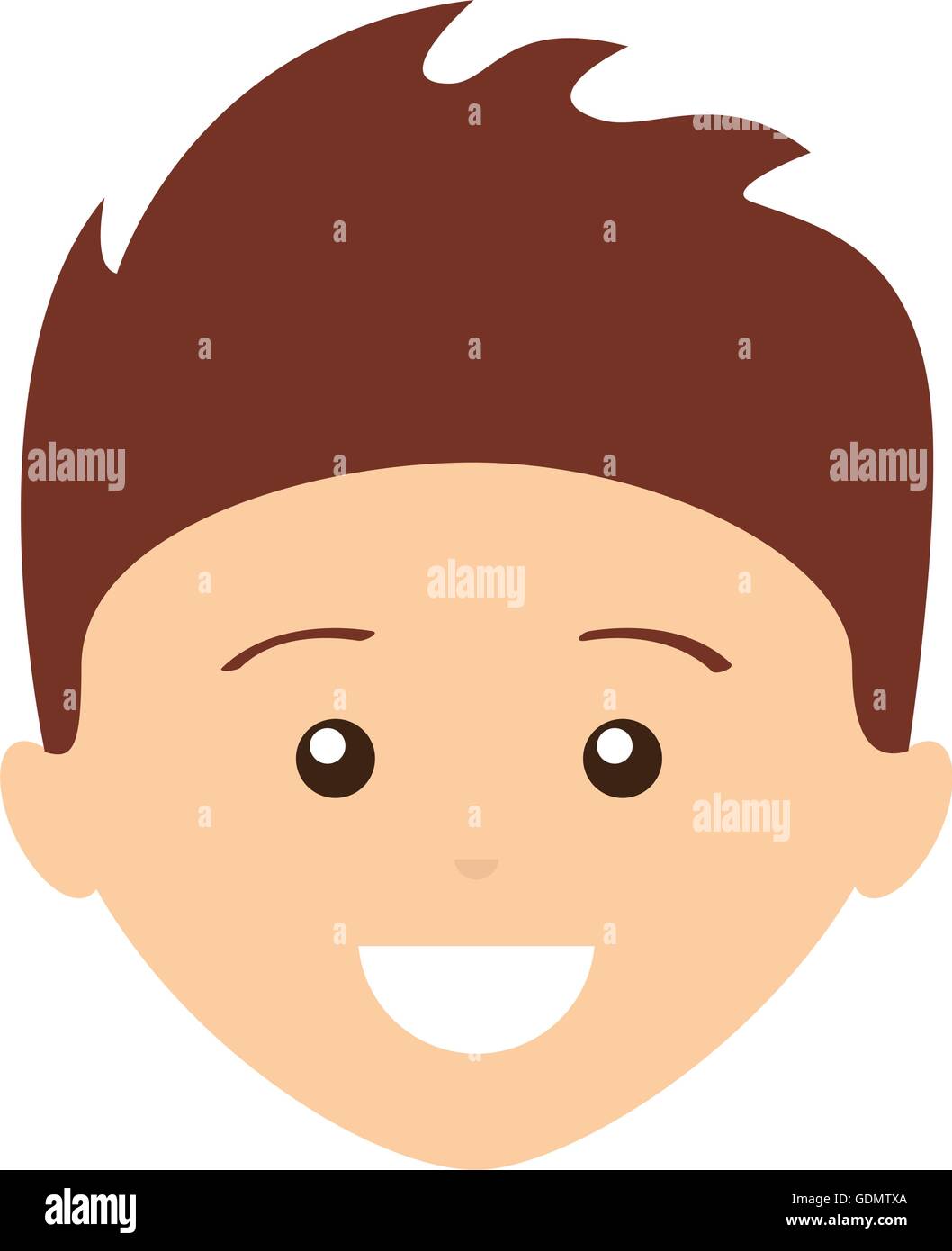 little boy smile icon Stock Vector Image & Art - Alamy