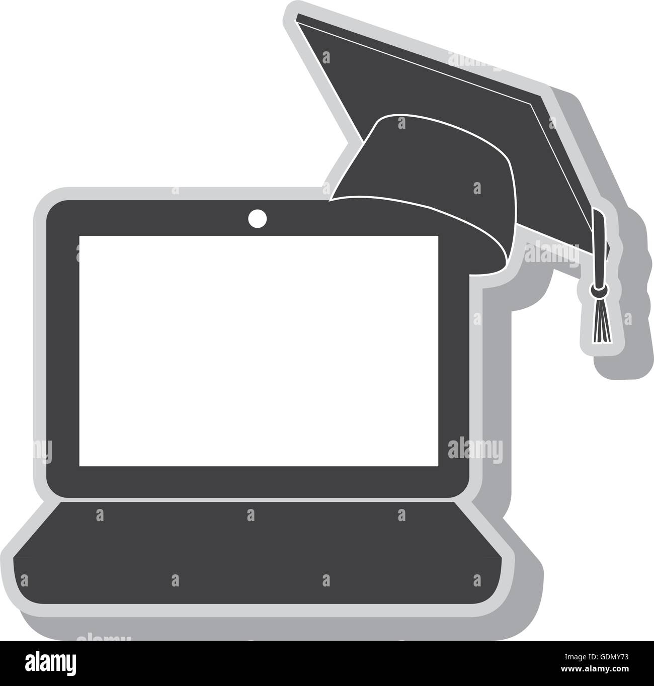 elearning pc graduation Stock Vector Image & Art - Alamy