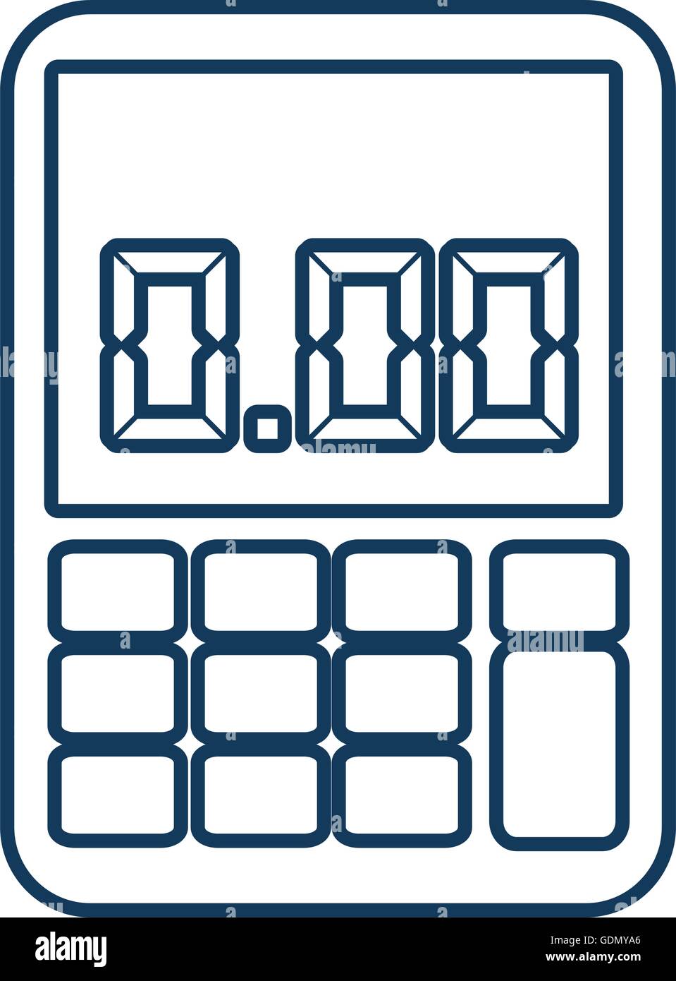 calculator math buttons Stock Vector Image & Art Alamy