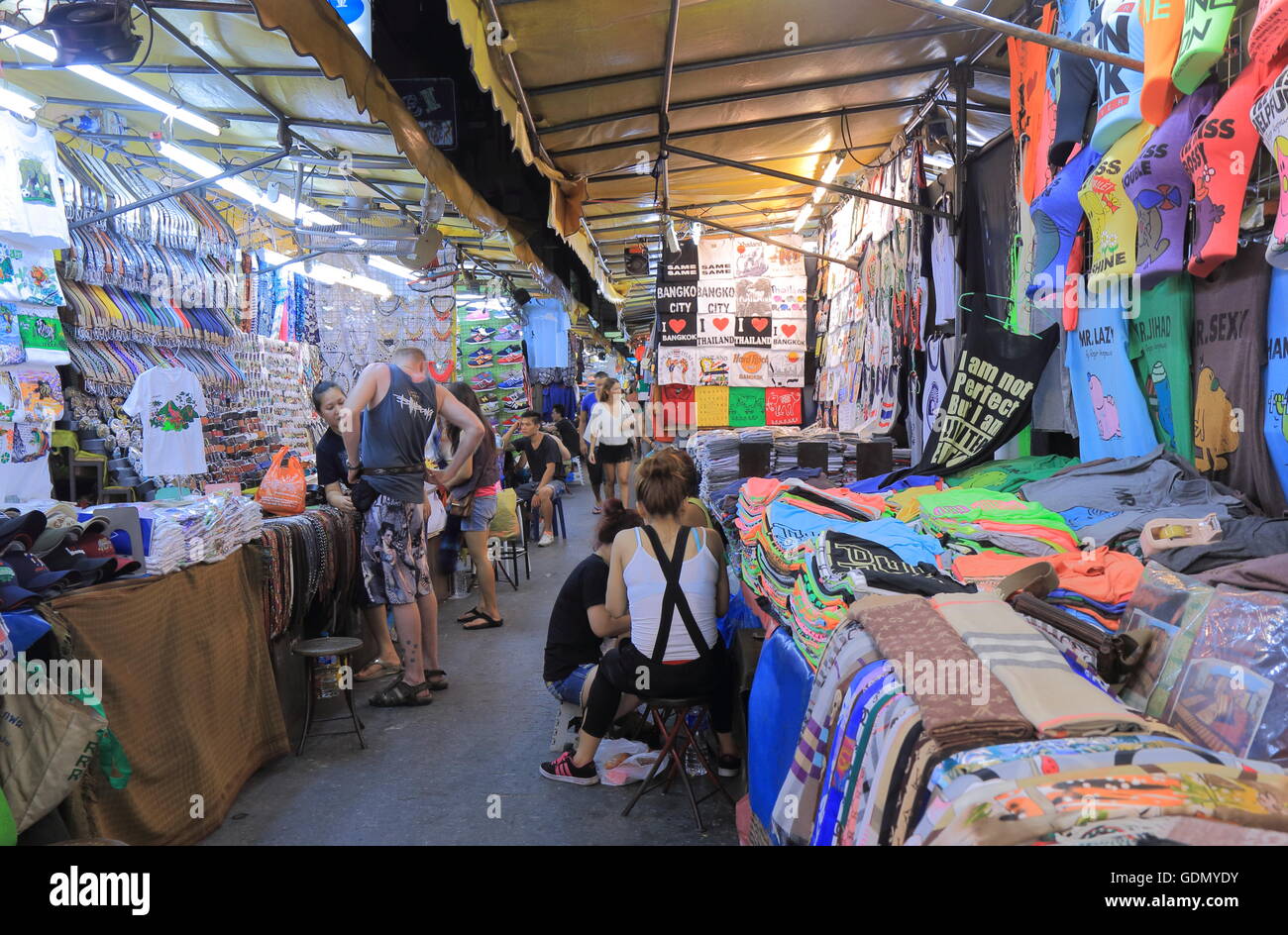 People shop at Patpong Night market in Bangkok Thailand Stock ...