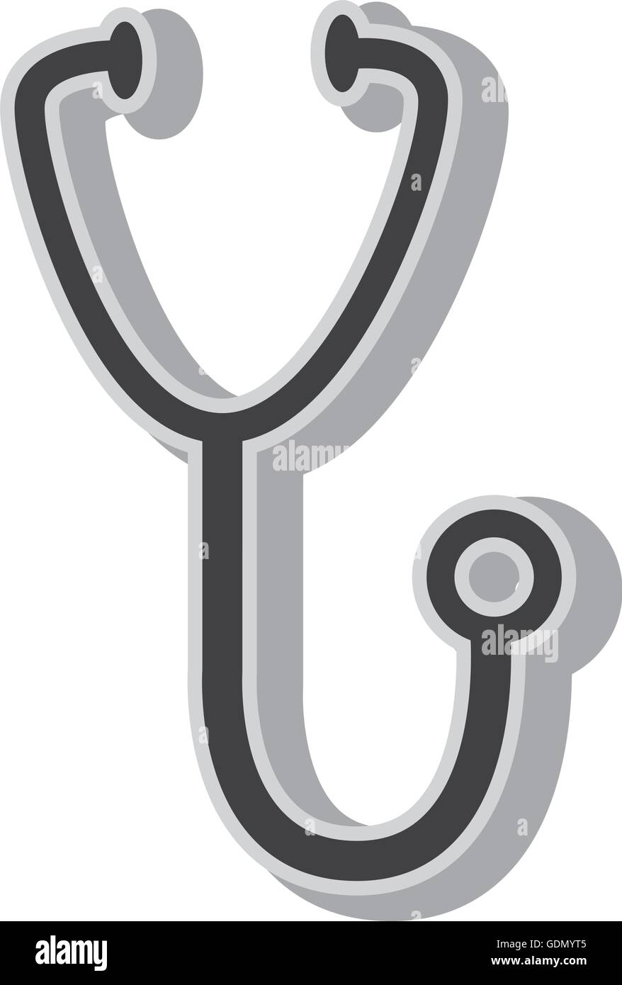 Medical stethoscope equipment Stock Vector Image & Art - Alamy