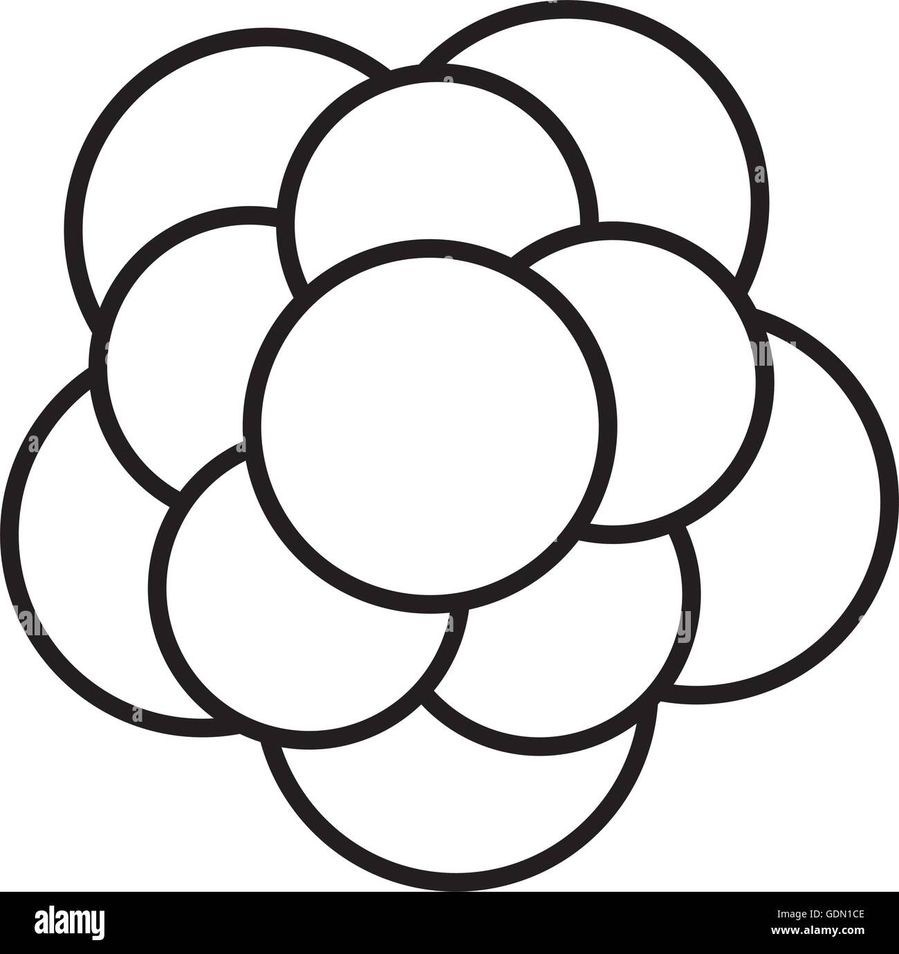 Flower floral petal, icon vector illustration Stock Vector Image & Art ...