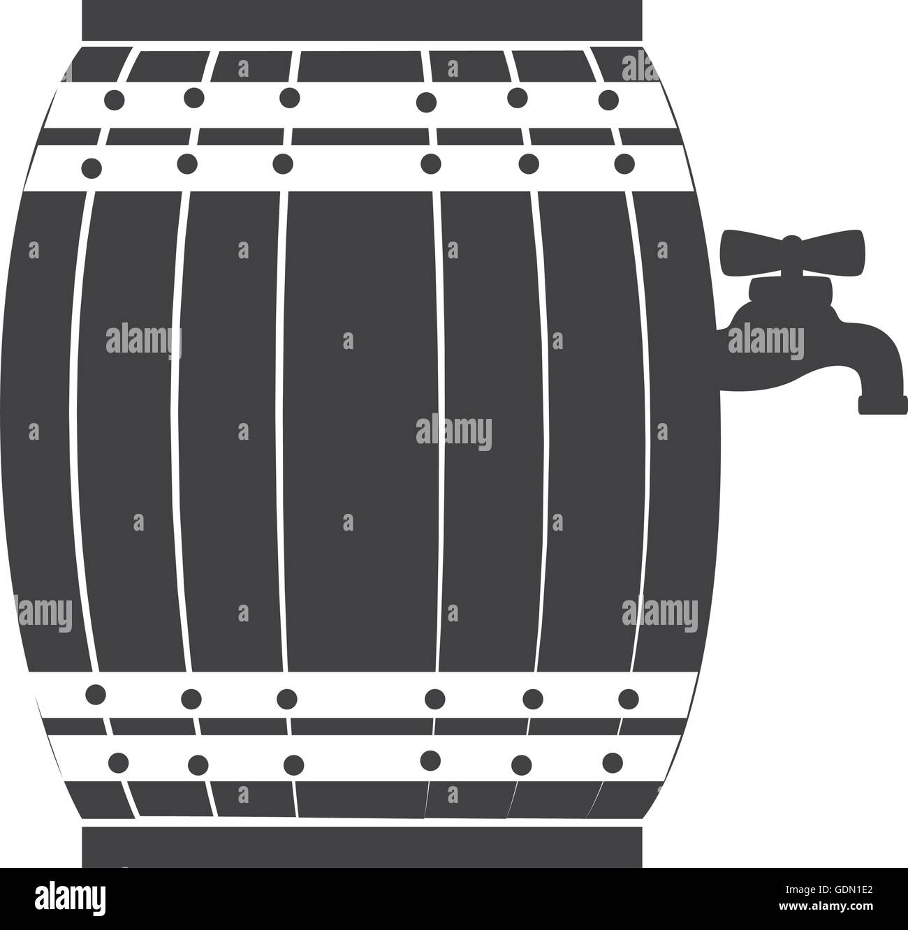 Barrel staves Stock Vector Images Alamy