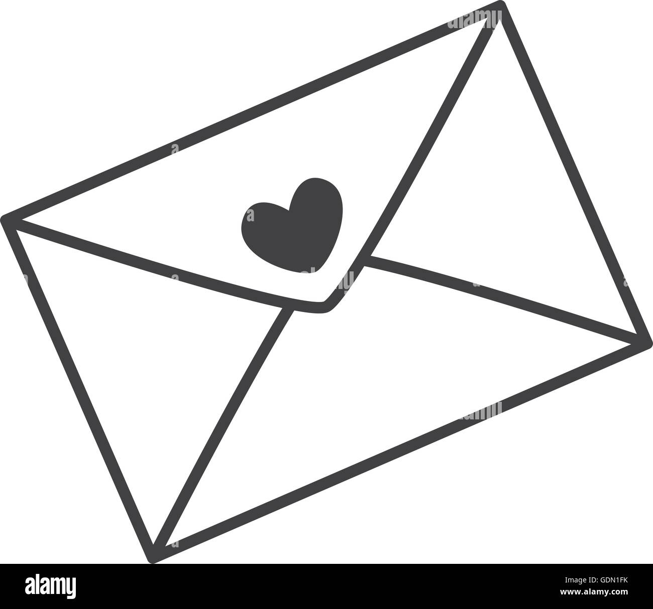 Heart love romantic icon vector illustration Stock Vector Image & Art ...