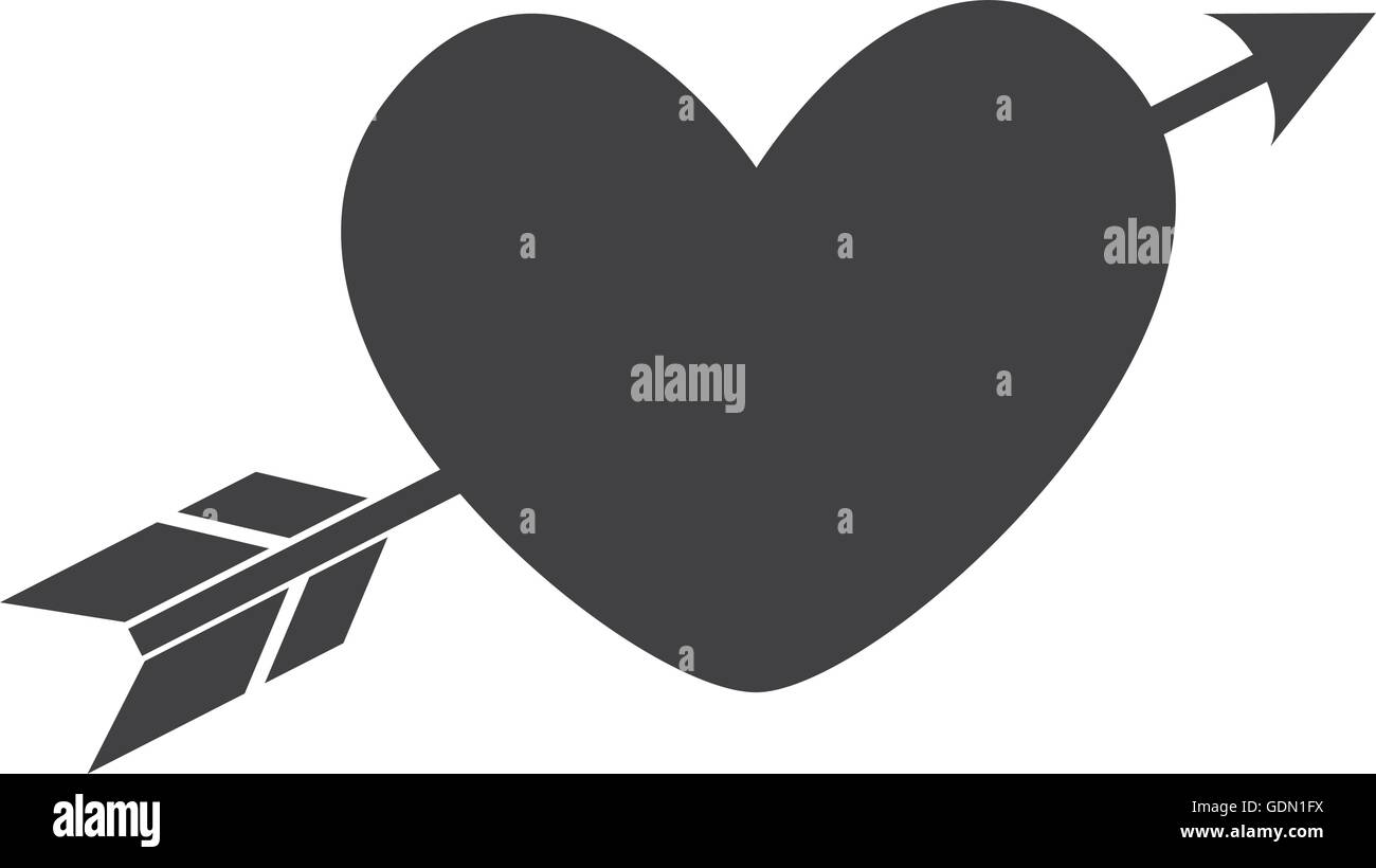 Heart love romantic icon vector illustration Stock Vector Image & Art ...