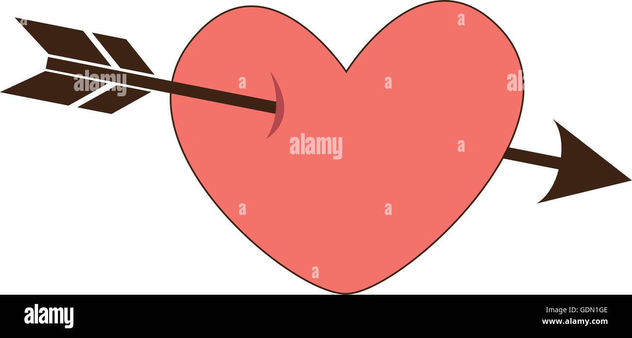Heart love romantic icon vector illustration Stock Vector Image & Art ...