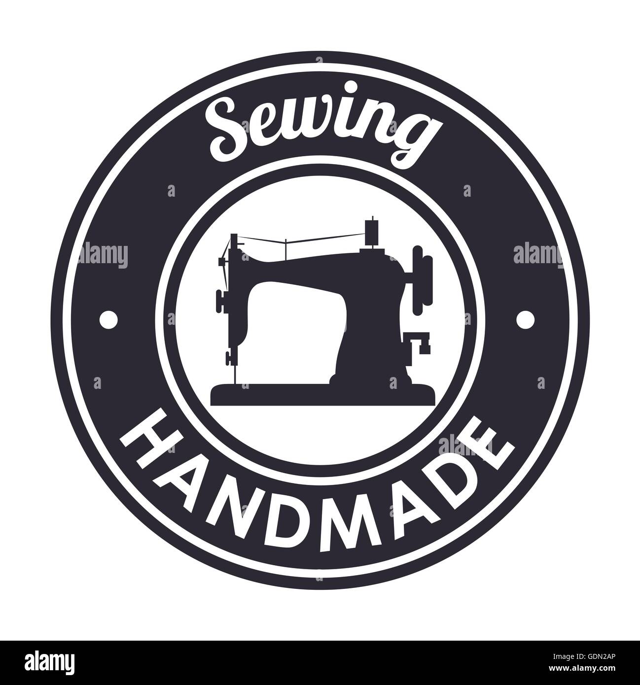sewing machine isolated icon design Stock Vector Image & Art - Alamy