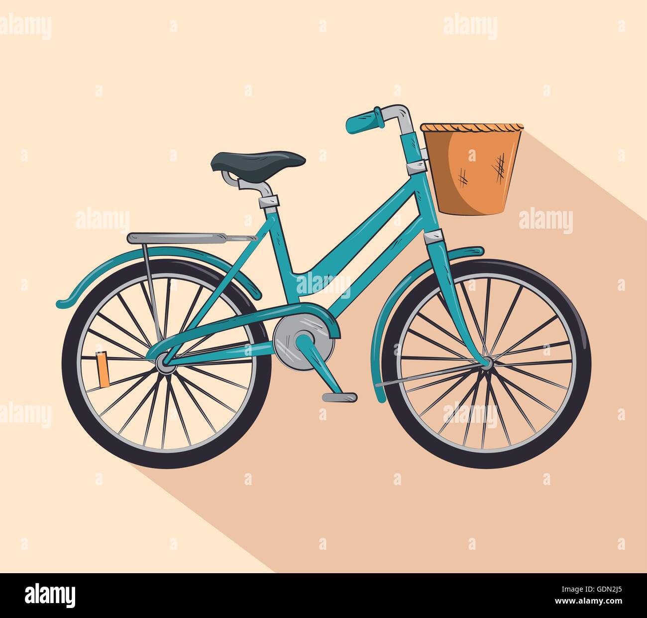 vintage Bicycle isolated icon design Stock Vector Image & Art - Alamy