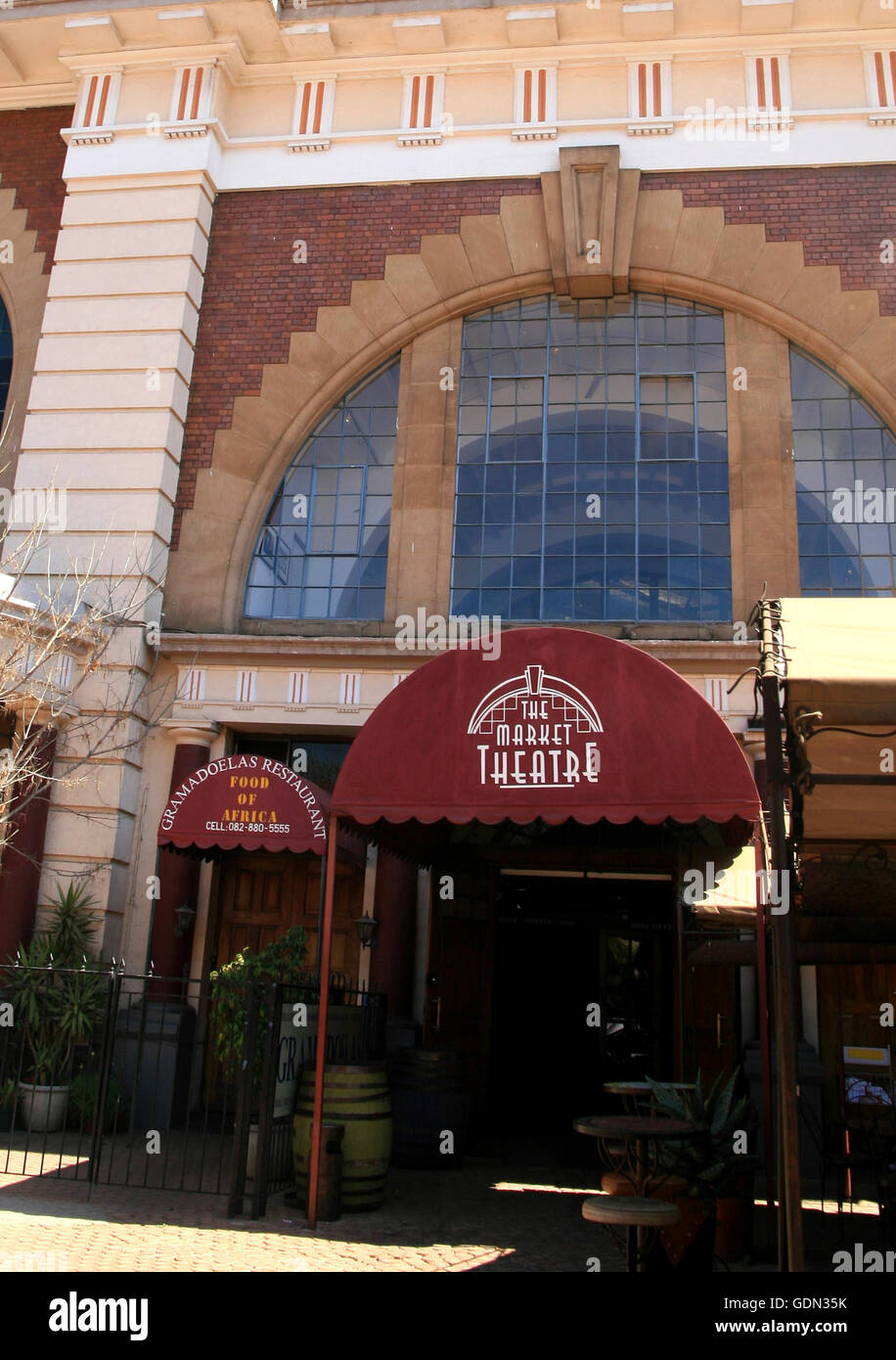 Souvenirs in front of The Market Theatre, Johannesburg, Gauteng, South