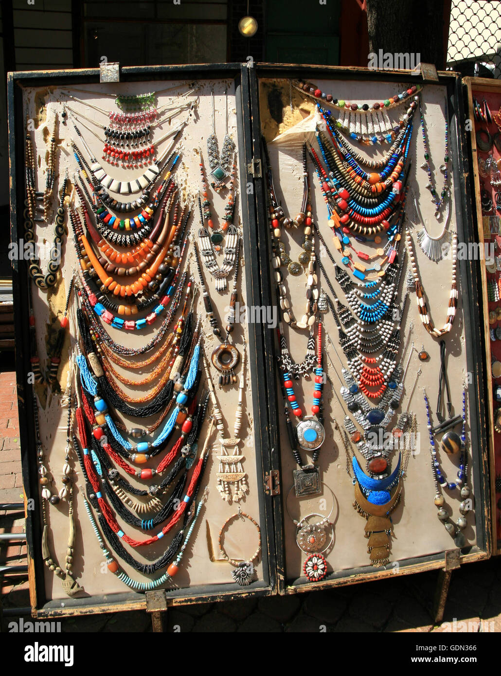 Souvenirs in front of The Market Theatre, Johannesburg, Gauteng, South