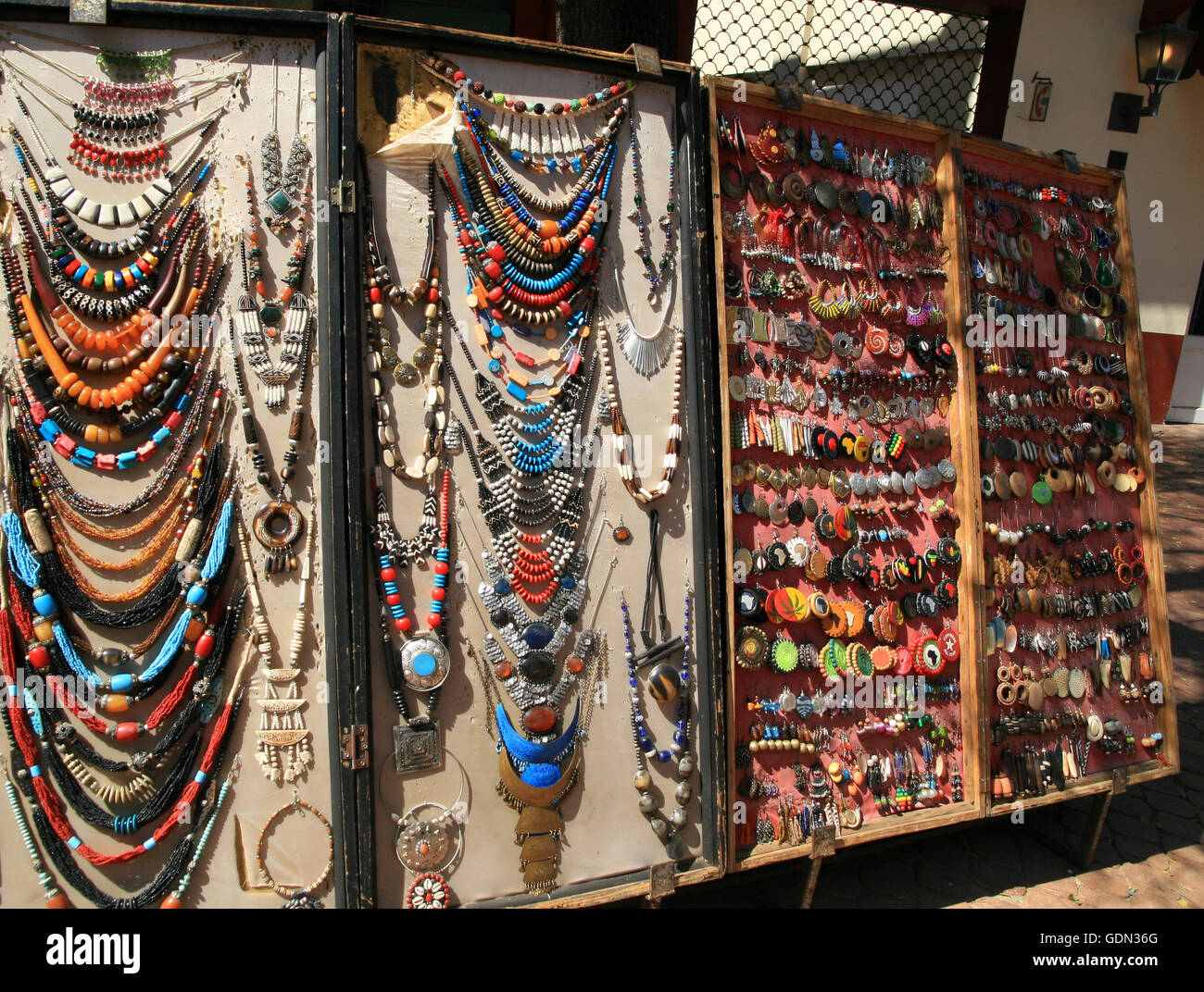 Souvenirs in front of The Market Theatre, Johannesburg, Gauteng, South