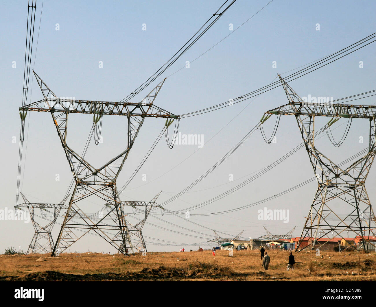 South africa power lines hires stock photography and images Alamy