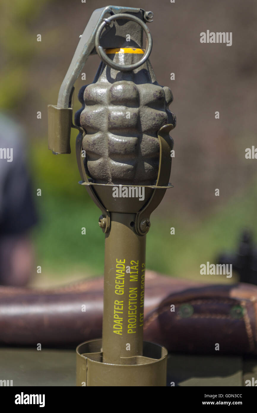 Grenade Projection Adapter Stock Photo